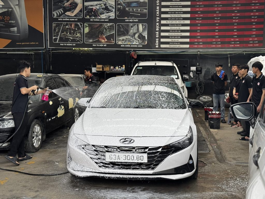 rửa xe hơi