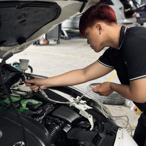 Khoang máy đã được vệ sinh