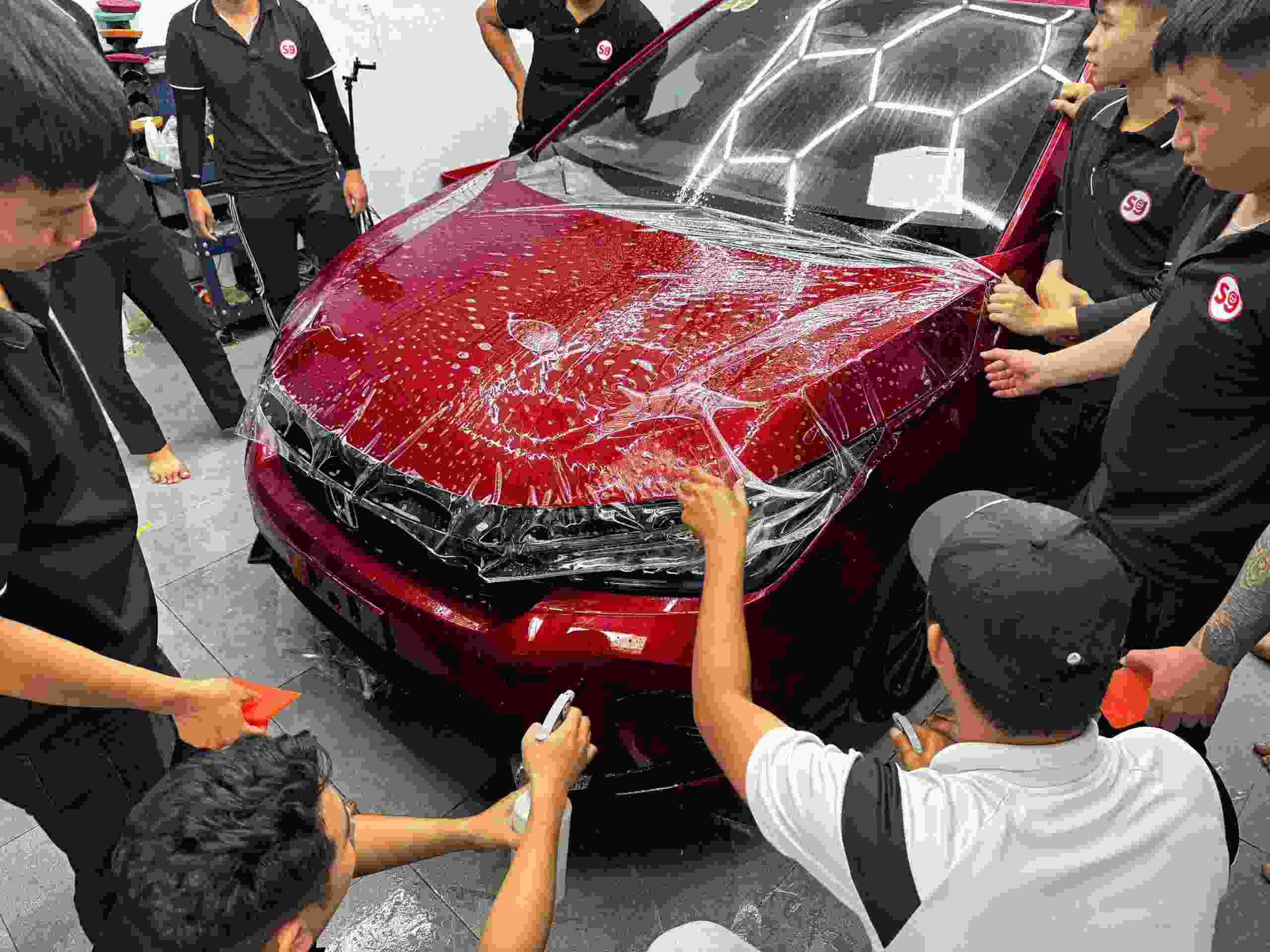 Quy trình dán PPF xe hơi