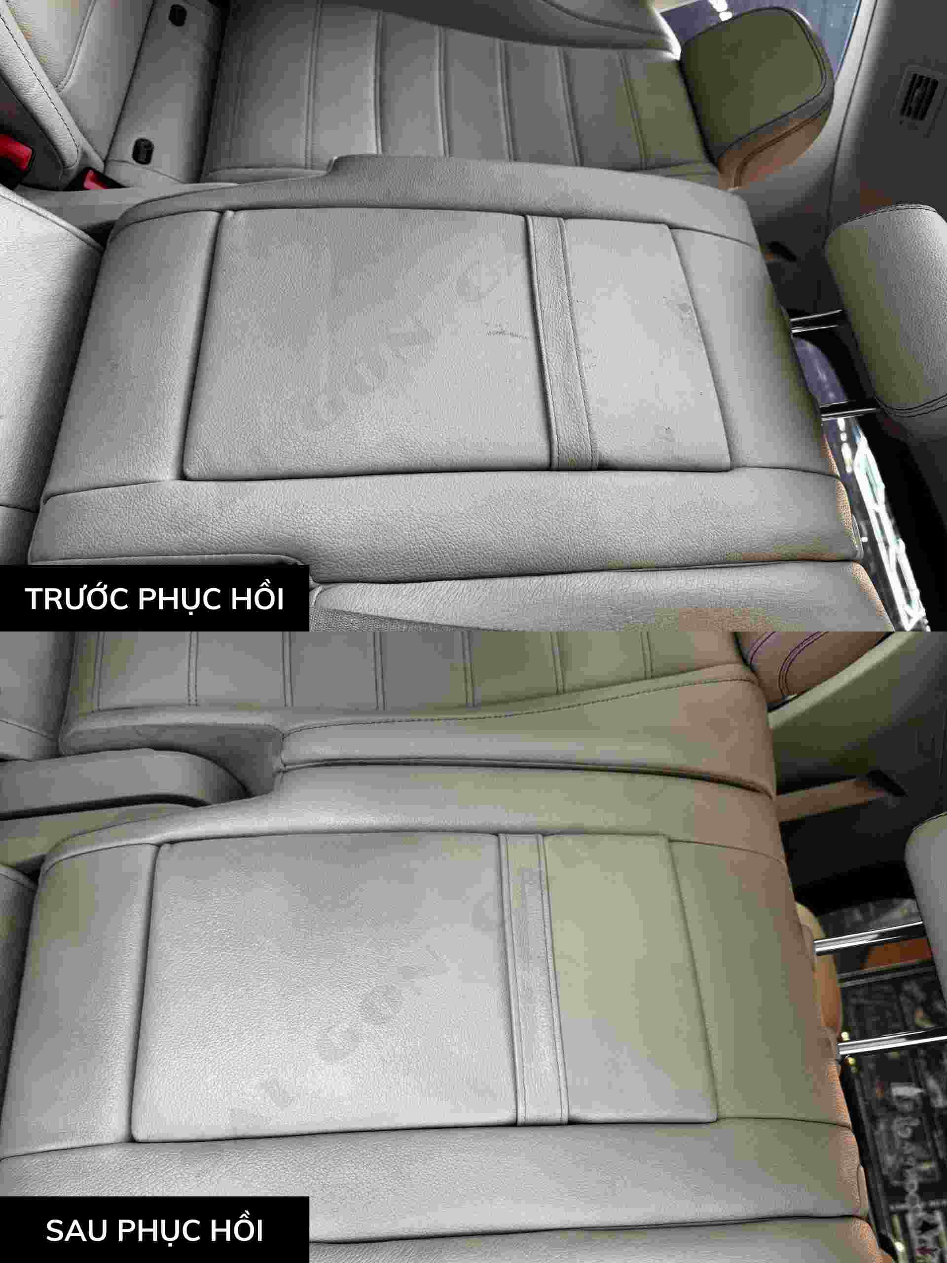 Hướng dẫn vệ sinh sau khi phục hồi ghế da