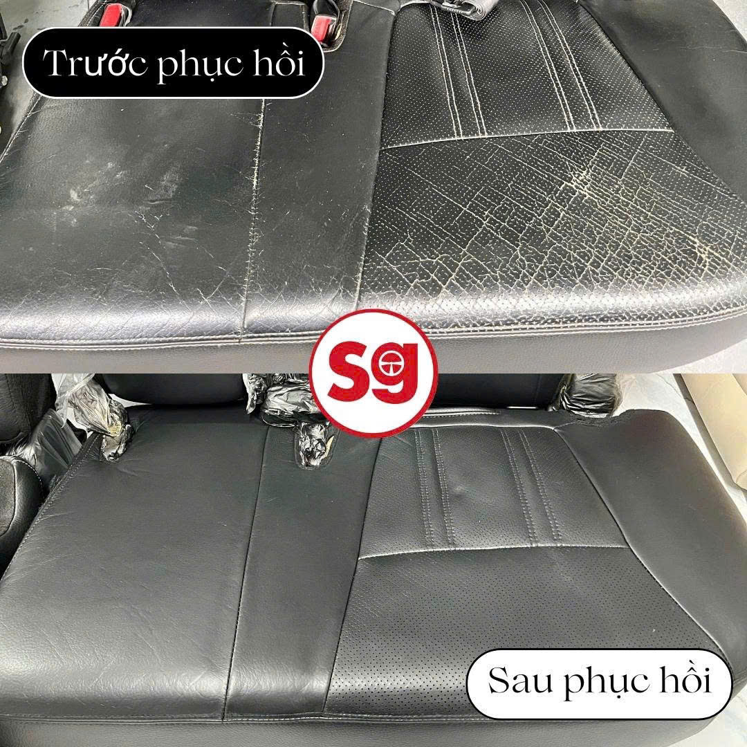 Vá lại ghế da ô tô bị rách, bị sờn, bị nứt